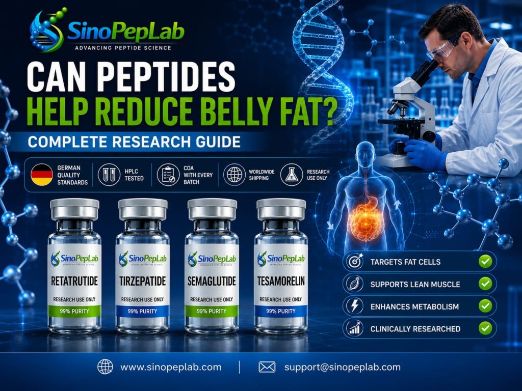 Can Peptides Help Reduce Belly Fat? A Complete Research Guide (2026)