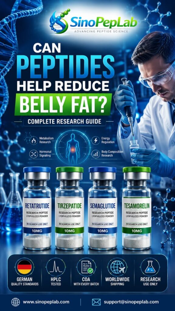 Can Peptides Help Reduce Belly Fat? A Complete Research Guide (2026)