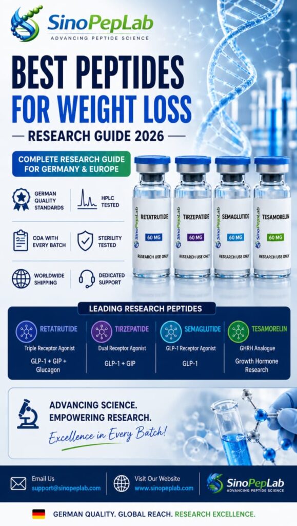 Best Peptides For Weight Loss Research In Germany & Europe (2026 Complete Guide )